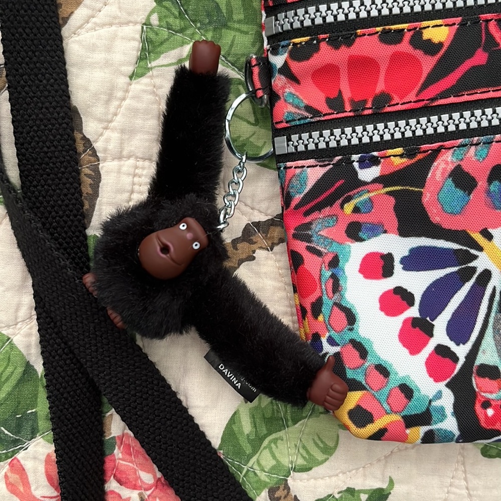 Kipling Small Multiple Zippered Pockets Crossbody… - image 3